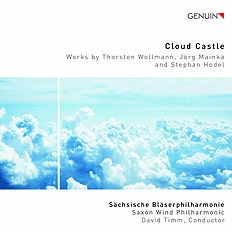 CD album cover 'Cloud Castle' (GEN 22764) with S�chsische Bl�serphilharmonie, David Timm