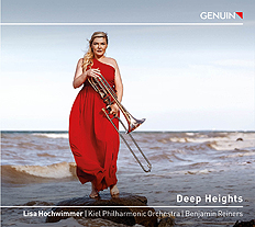 CD album cover 'Deep Heights' (GEN 22774) with Lisa Hochwimmer, Philharmonisches Orchester Kiel , Benjamin Reiners