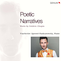 CD album cover 'Poetic Narratives' (GEN 22558) with Viacheslav Apostel-Pankratowsky
