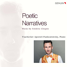 Poetic Narratives CD album cover 'Poetic Narratives' (GEN 22558) with Viacheslav Apostel-Pankratowsky