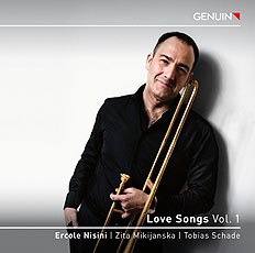 CD album cover 'Love Songs, Vol. 1' (GEN 22795d) with Ercole Nisini, Zita Mikijanska, Tobias Schade