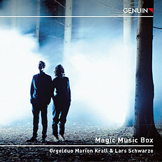 CD album cover 'Magic Music Box' (GEN 22799) with Orgelduo Marion Krall & Lars Schwarze
