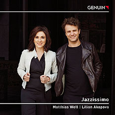 CD album cover 'Jazzissimo' (GEN 22792) with Matthias Well, Lilian Akopova