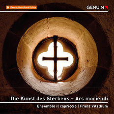 CD album cover 'The Art of Dying � Ars moriendi' (GEN 22800) with Ensemble il capriccio, Franz Vitzthum