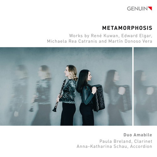CD album cover 'METAMORPHOSIS' (GEN 24855) with Duo Amabile