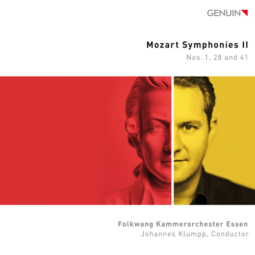 Mozart-Sinfonien II CD album cover 'Mozart-Sinfonien II' (GEN 22783) with Folkwang Kammerorchester Essen, Johannes Klumpp