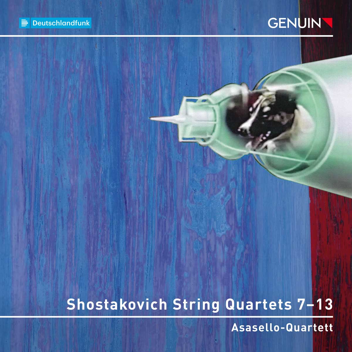 CD album cover 'Shostakovich String Quartets 7–13' (GEN 23826) with Asasello-Quartett