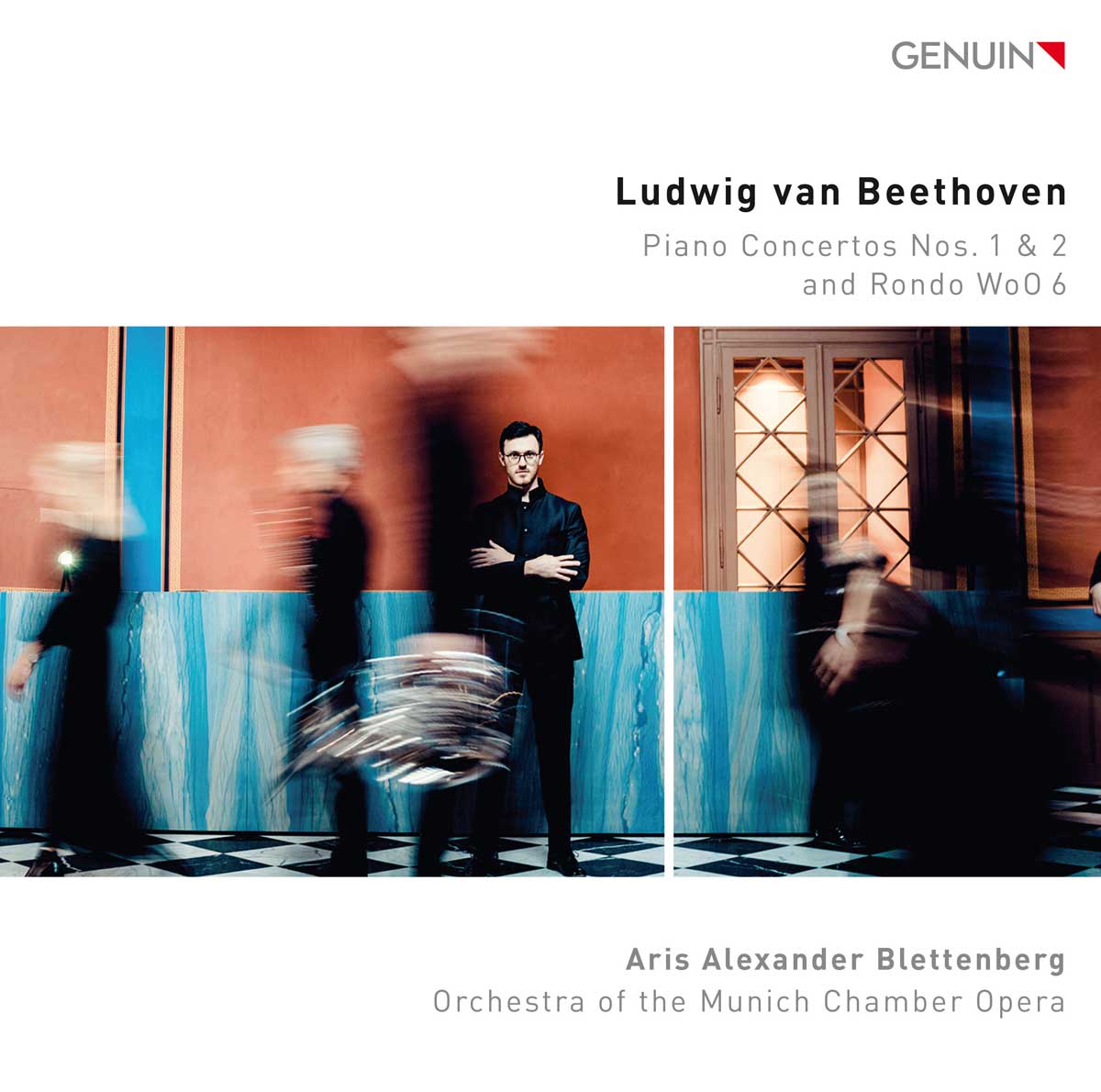 CD album cover 'Ludwig van Beethoven' (GEN 23809) with Kammeroper M�nchen, Aris Alexander Blettenberg, Christophe G�rdes
