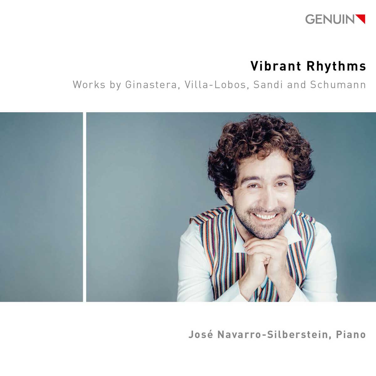 CD album cover 'Vibrant Rhythms' (GEN 23845) with José Navarro-Silberstein