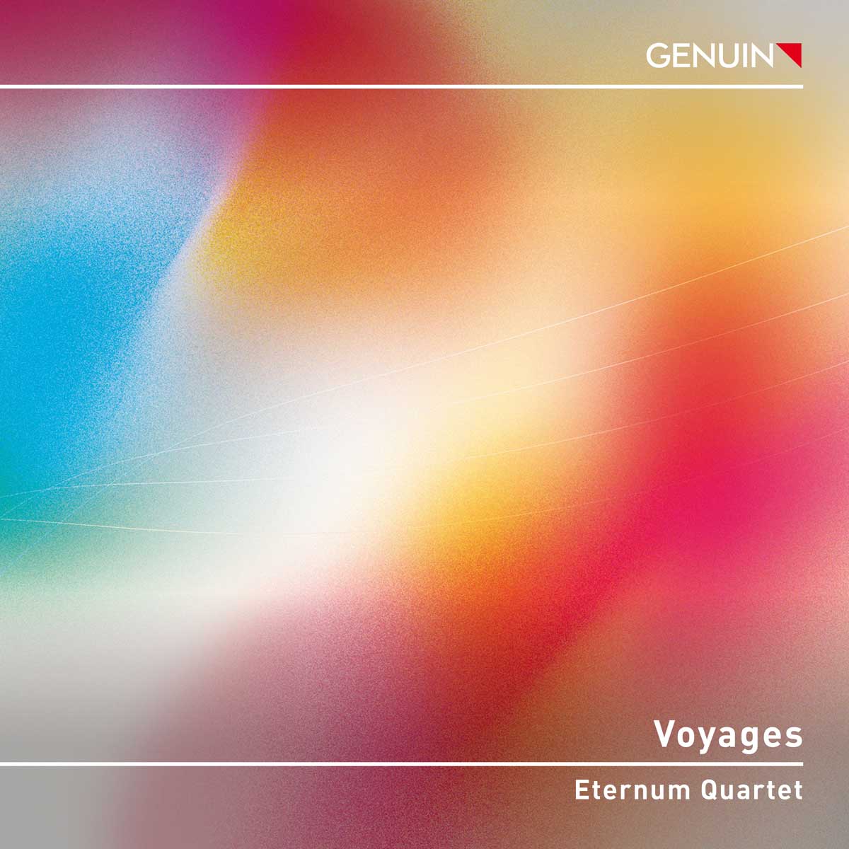 CD album cover 'Voyages' (GEN 23835) with Eternum Quartet