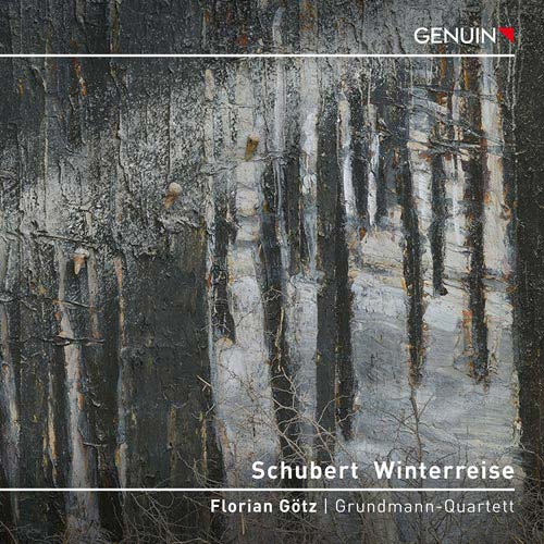 CD album cover 'Schubert Winterreise' (GEN 23819) with Florian G�tz, Grundmann-Quartett