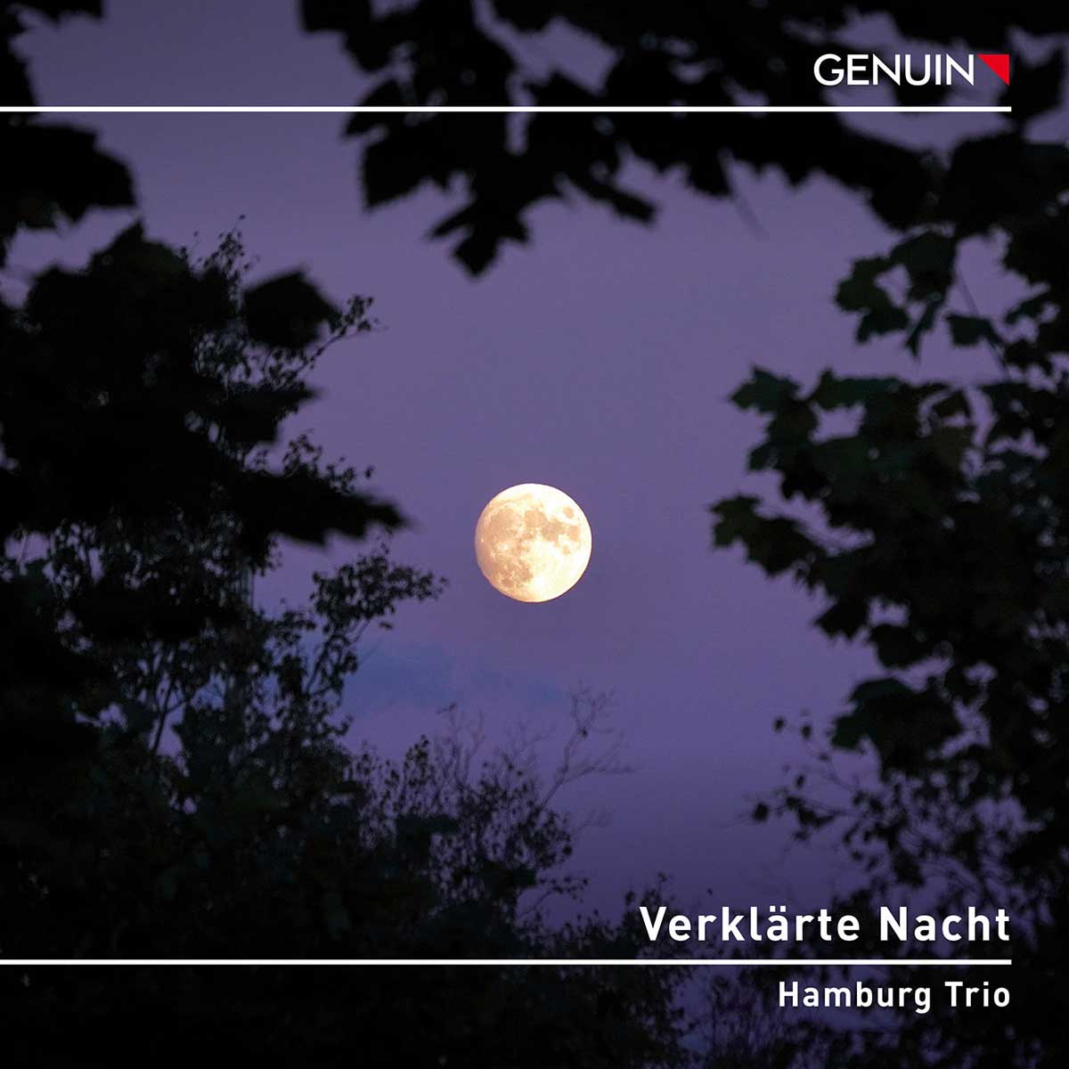 CD album cover 'Verklärte Nacht – Transfigured Night' (GEN 23812) with Hamburg Trio