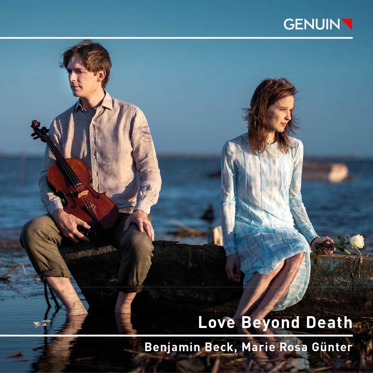 CD album cover 'Love Beyond Death' (GEN 23810) with Benjamin Beck, Marie Rosa Günter