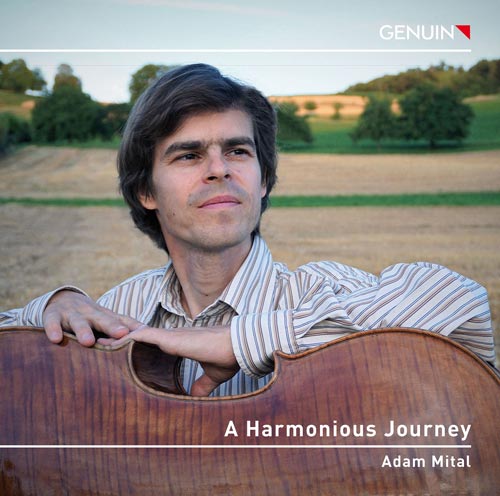 CD album cover 'A Harmonious Journey' (GEN 23815) with Adam Mital