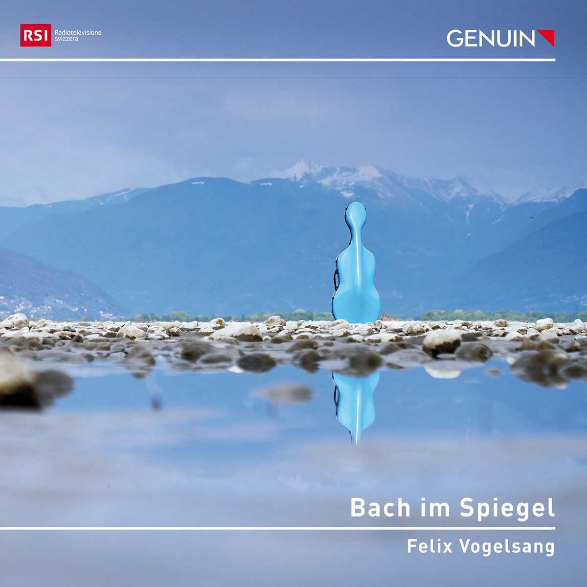 CD album cover 'Bach im Spiegel � Bach in the Mirror' (GEN 23821) with Felix Vogelsang