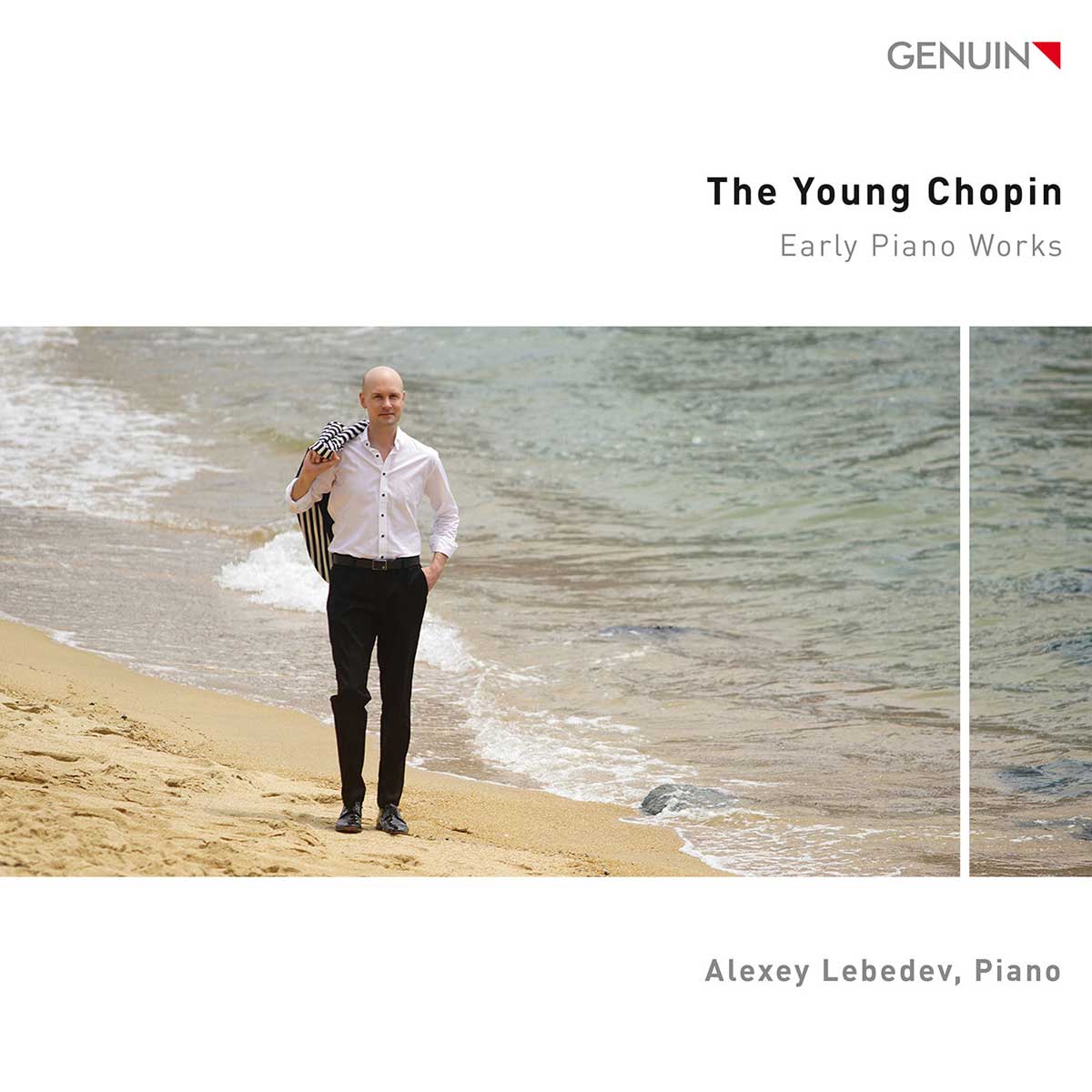 CD album cover 'The Young Chopin' (GEN 23814) with Alexey Lebedev