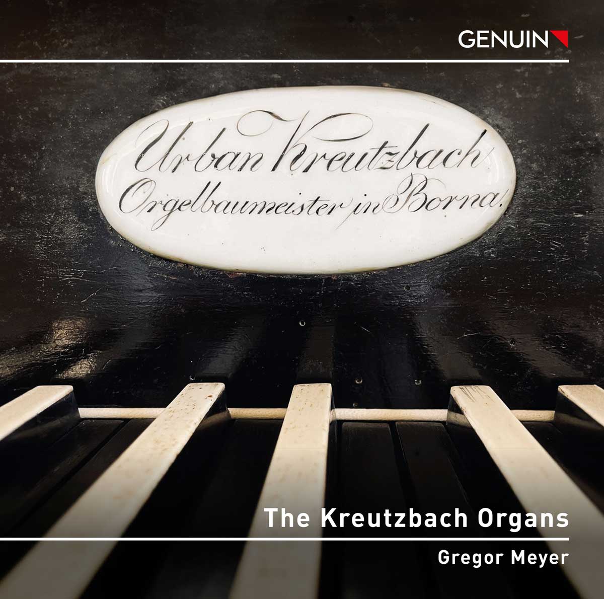 CD album cover 'The Kreutzbach Organs' (GEN 24862) with Gregor Meyer