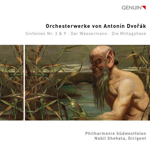 CD album cover 'Orchesterwerke von Anton�n Dvor�k' (GEN 24853) with Philharmonie S�dwestfalen, Nabil Shehata