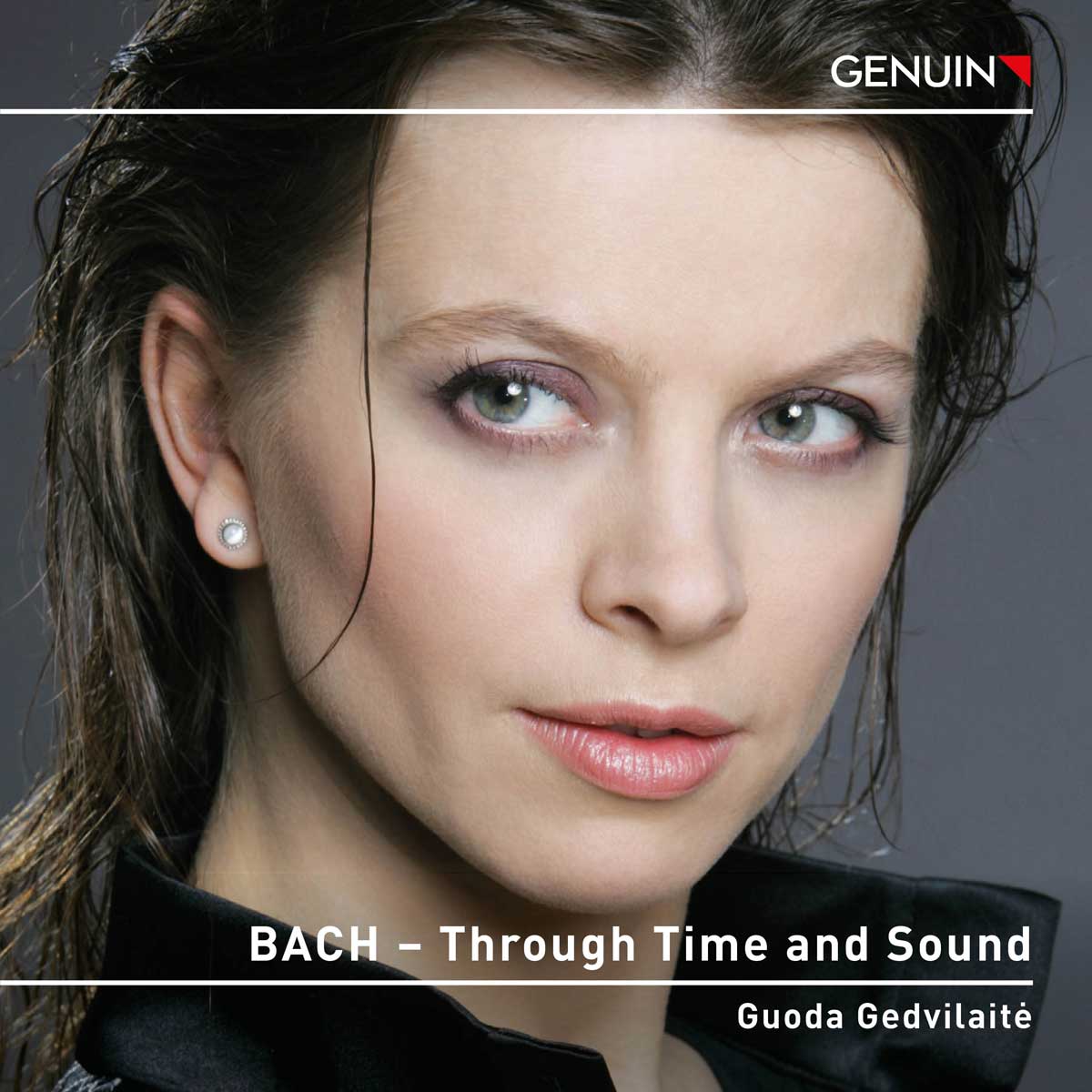 CD album cover 'Bach - Through Time and Sound' (GEN 24876d) with Guoda Gedvilaite