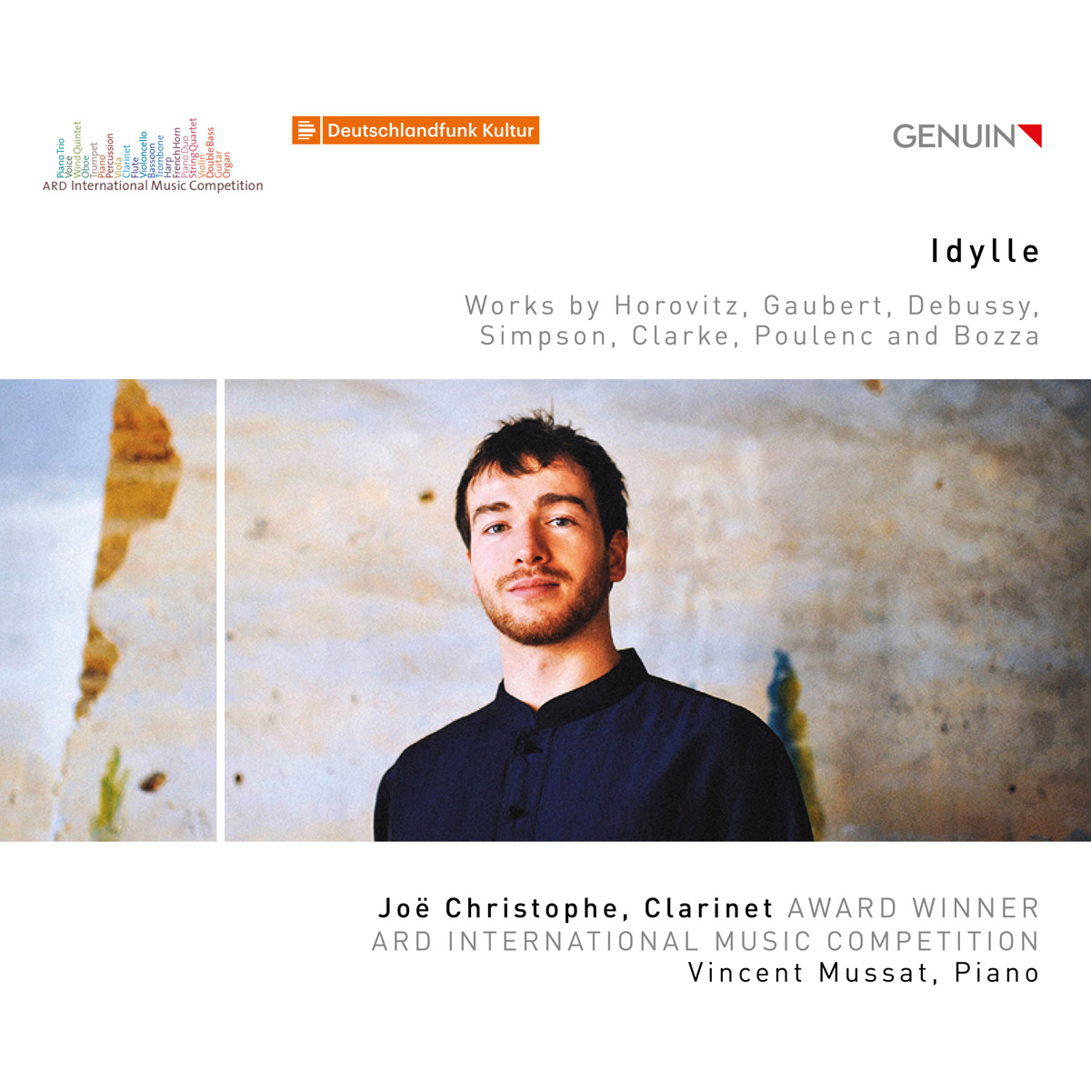 CD album cover 'Idylle' (GEN 21721) with Joë Christophe, Vincent Mussat