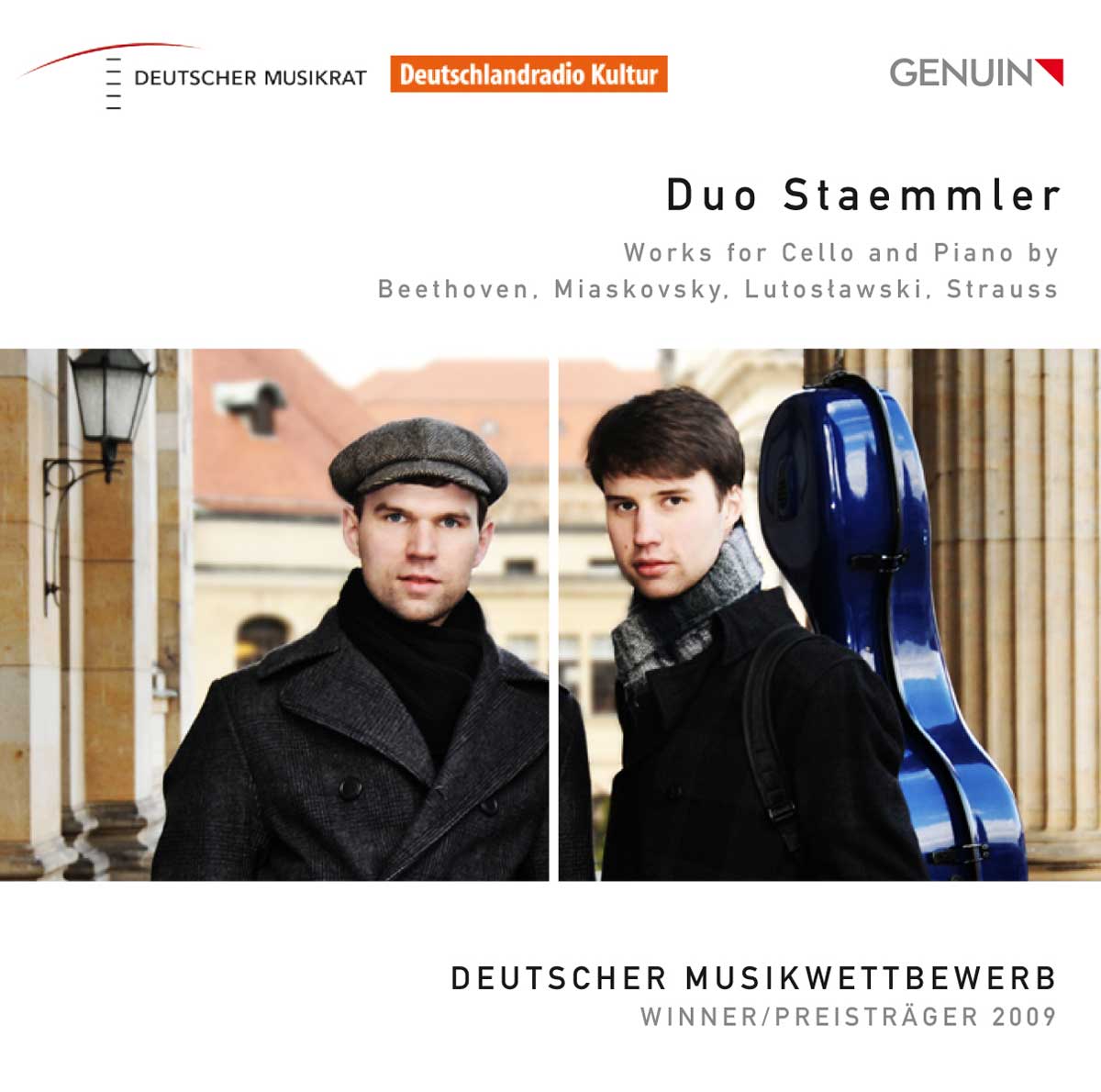 CD album cover 'Duo Staemmler' (GEN 10168 ) with Peter-Philipp  Staemmler , Hansjacob Staemmler 