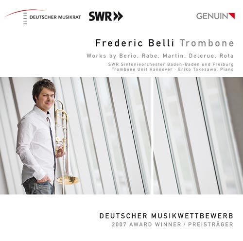 Frederic Belli: Posaune CD album cover 'Frederic Belli: Posaune' (GEN 11188 ) with Frederic Belli ...