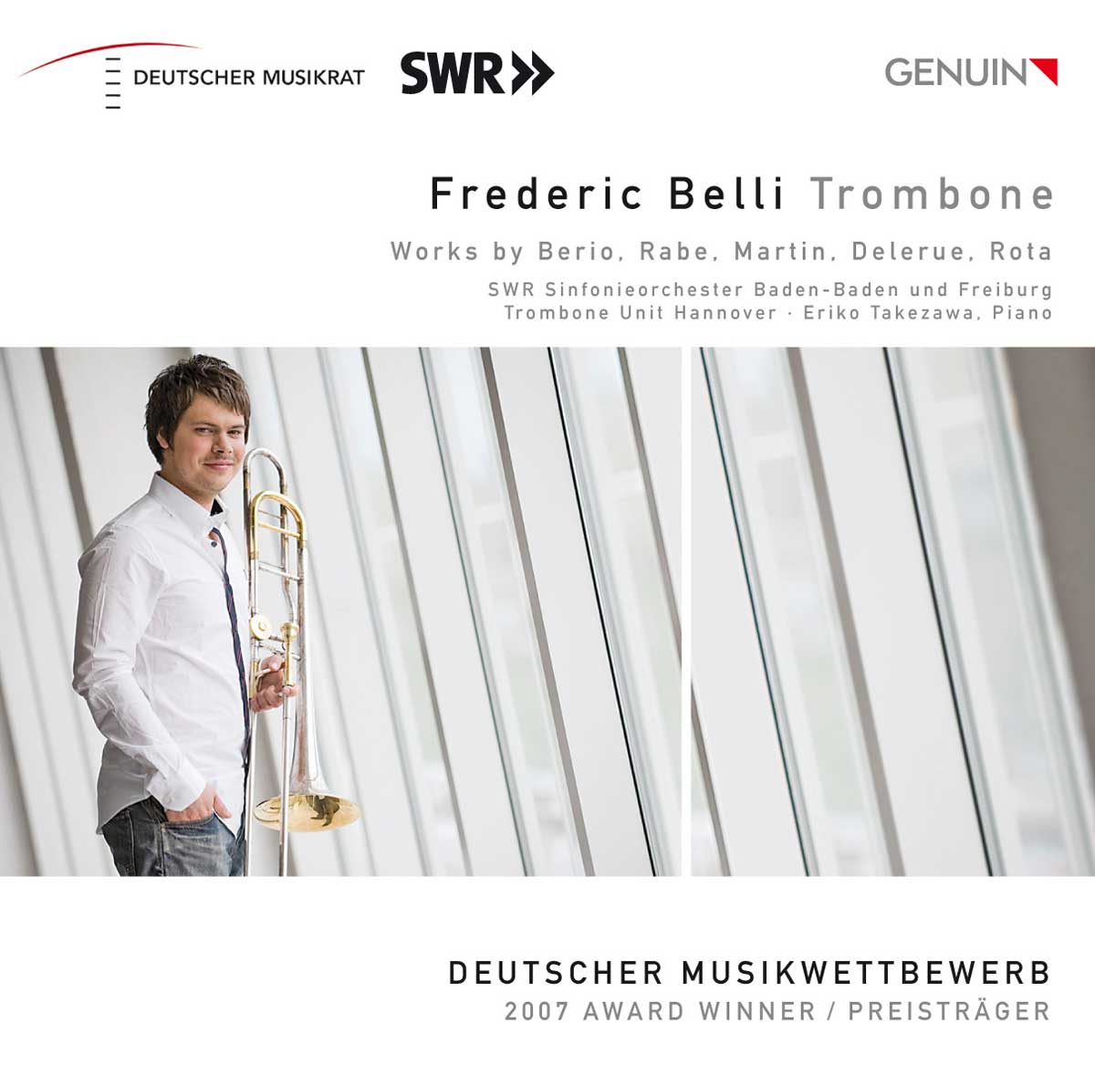 CD album cover 'Frederic Belli: Posaune' (GEN 11188 ) with Frederic Belli ...