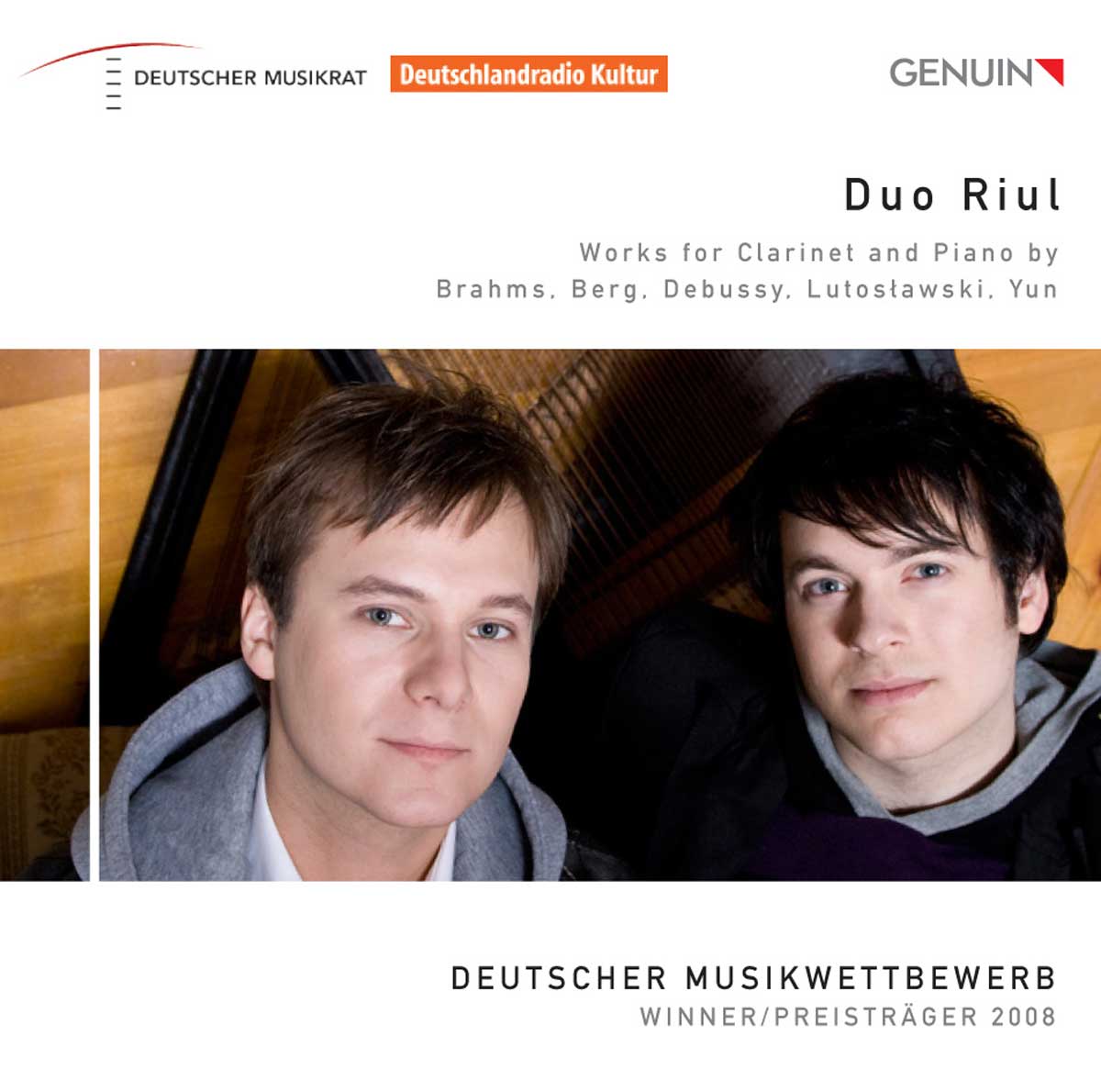 CD album cover 'Duo Riul' (GEN 11198 ) with Sebastian Manz, Martin Klett