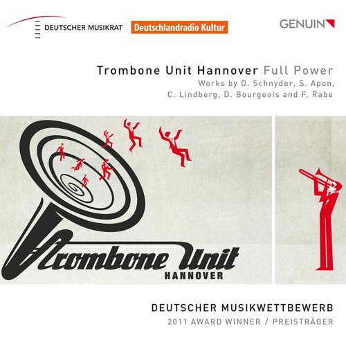 Trombone Unit Hannover - Full Power CD album cover 'Trombone Unit Hannover - Full Power' (GEN 13270) with Trombone Unit Hannover
