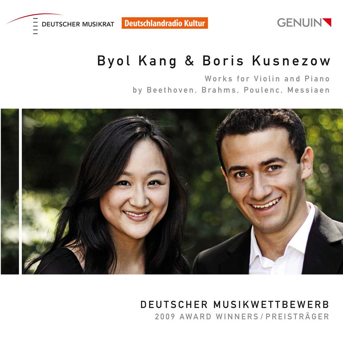 CD album cover 'Byol Kang & Boris Kusnezow' (GEN 10175 ) with Byol Kang, Boris Kusnezow