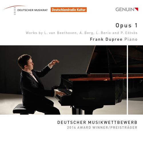 Opus 1 CD album cover 'Opus 1' (GEN 15368) with Frank Dupree