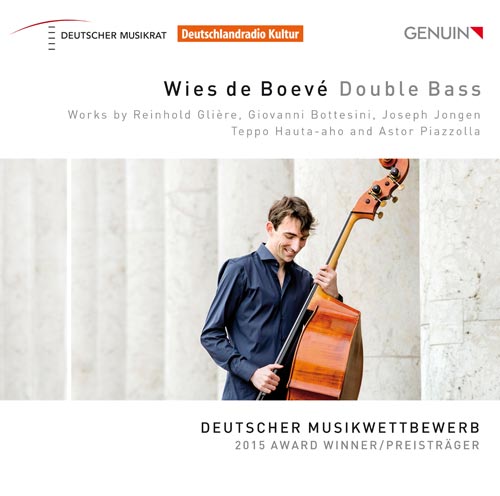 Wies de Boevé, Kontrabass CD album cover 'Wies de Boevé, Kontrabass' (GEN 16433) with Wies de Boevé, Tomoko Takahashi