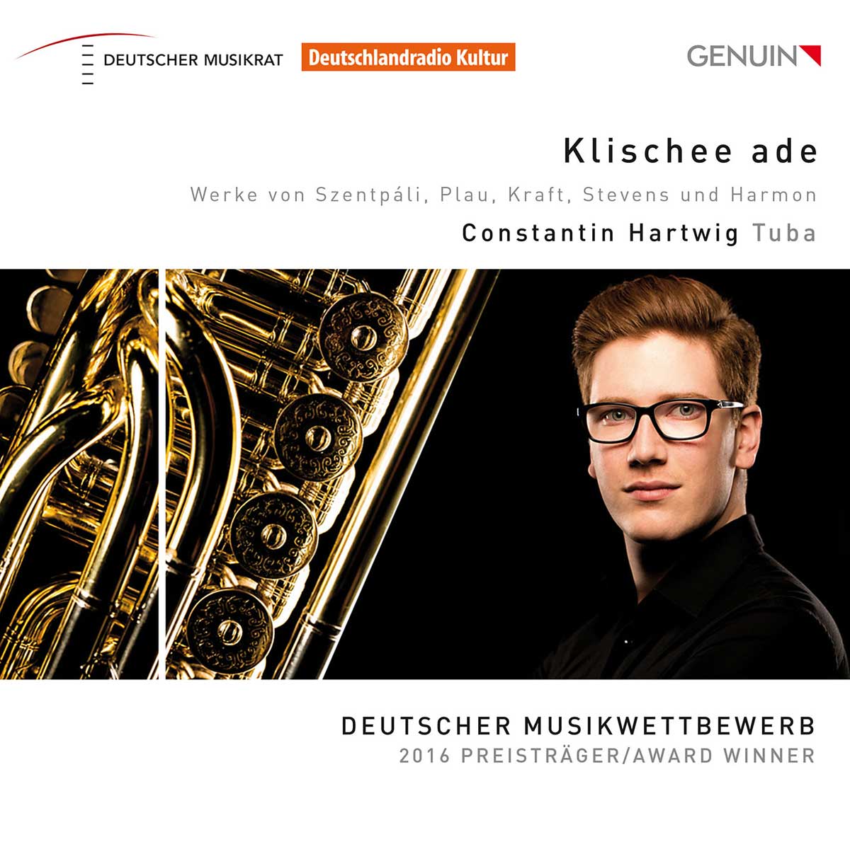 CD album cover 'Klischee ade' (GEN 17471) with Constantin Hartwig