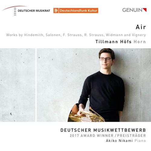 Air CD album cover 'Air' (GEN 18615) with Tillmann Höfs, Akiko Nikami