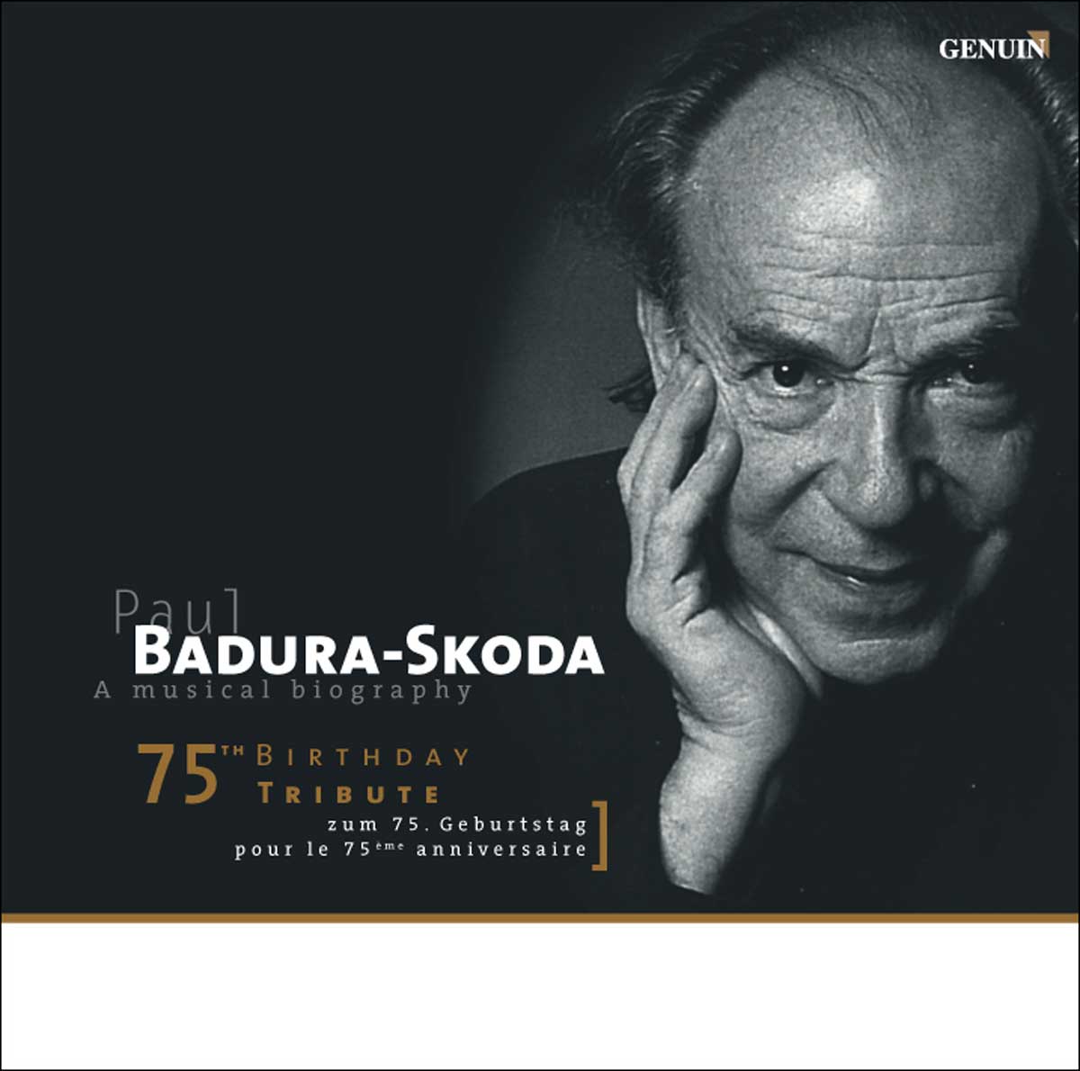 Eine Musikalische Biographie CD album cover 'Eine Musikalische Biographie' (GEN 03016) with Paul Badura-Skoda