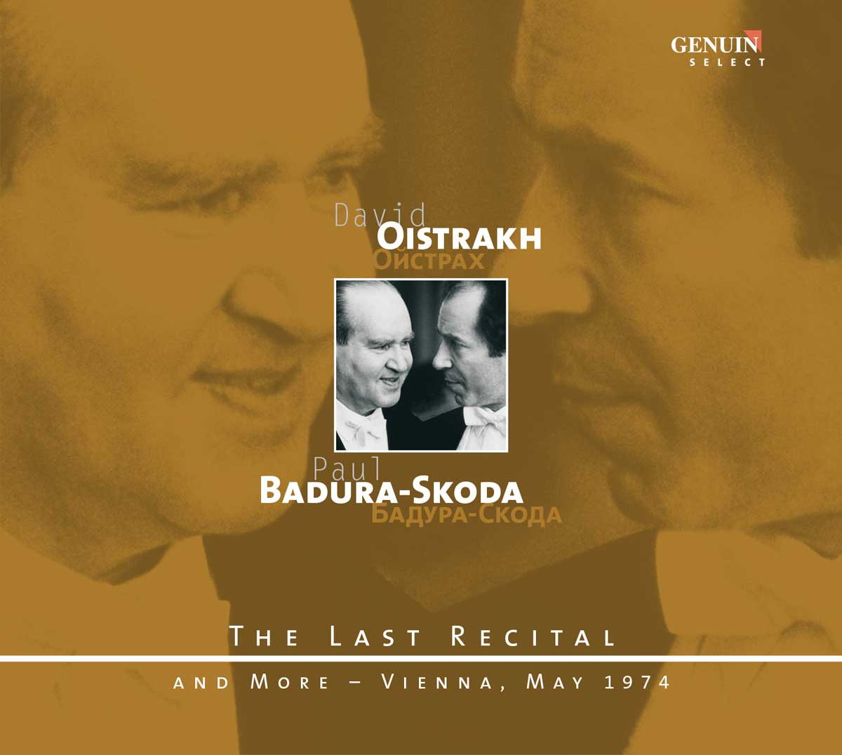 CD album cover 'The Last Recital' (GEN 85050) with David Oistrach, Paul Badura-Skoda
