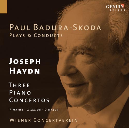 CD album cover 'Joseph Haydn' (GEN 89145 ) with Paul Badura-Skoda, Wiener Concertverein