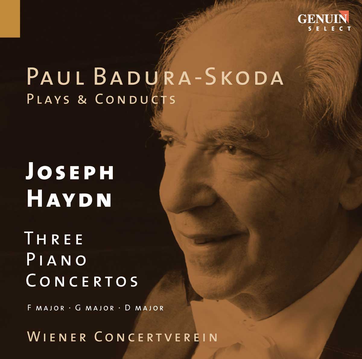 Joseph Haydn CD album cover 'Joseph Haydn' (GEN 89145 ) with Paul Badura-Skoda, Wiener Concertverein
