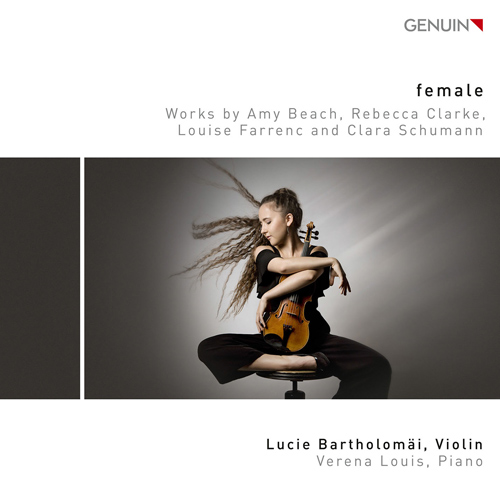 CD album cover 'female' (GEN 21751) with Lucie Bartholomi, Verena Louis