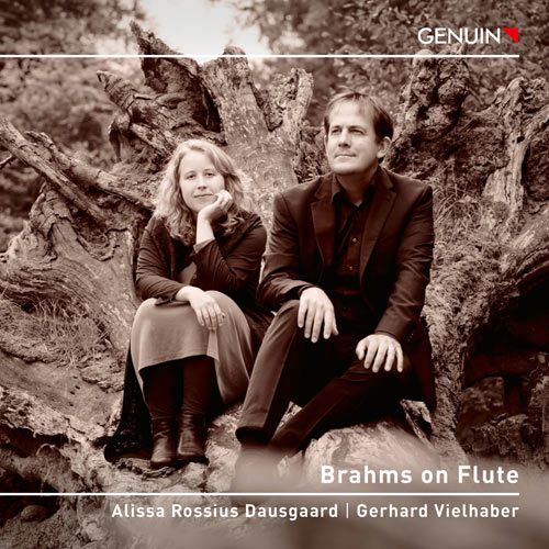 Brahms on Flute CD album cover 'Brahms on Flute' (GEN 24905) with Alissa Rossius Dausgaard, Gerhard Vielhaber