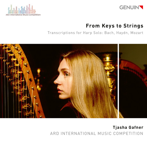 From Keys to Strings CD album cover 'From Keys to Strings' (GEN 25929) with Tjasha Gafner
