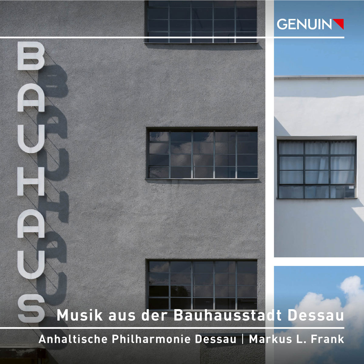 CD album cover 'Musik aus der Bauhausstadt Dessau' (GEN 25942)