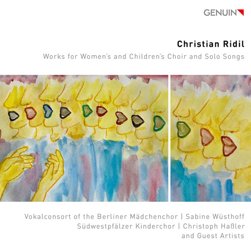 CD album cover 'Christian Ridil' (GEN 26951) with Christian Ridil, Vokalconsort des Berliner Mädchenchores ...