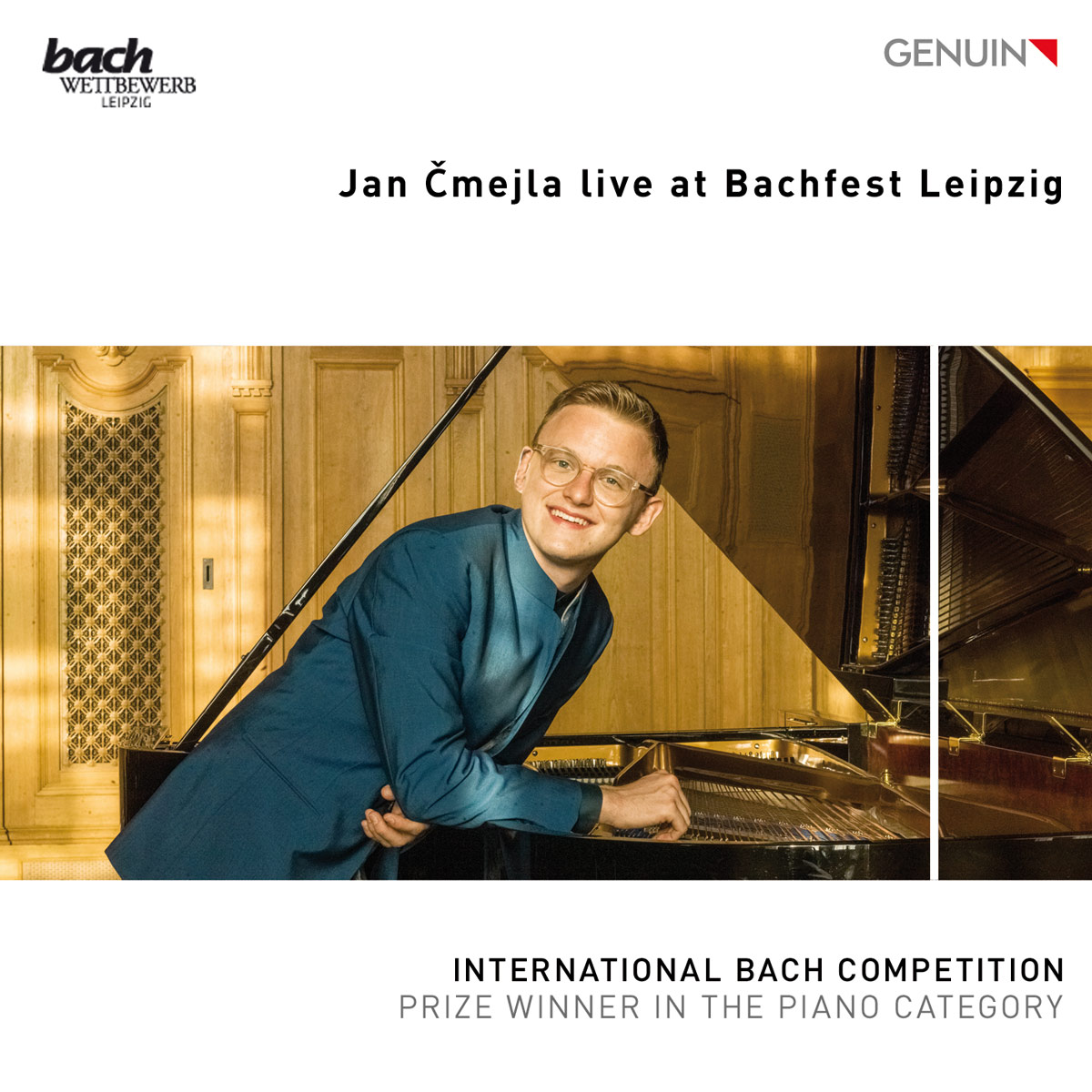 Album Cover: Jan Čmejla live at Bachfest Leipzig CD album cover 'Jan Čmejla live at Bachfest Leipzig' (GEN 26962d) with Jan Čmejla