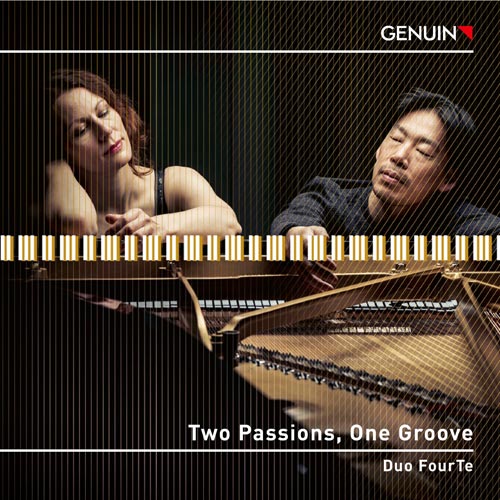CD album cover 'Two Passions, One Groove' (GEN 26956d) with Duo FourTe