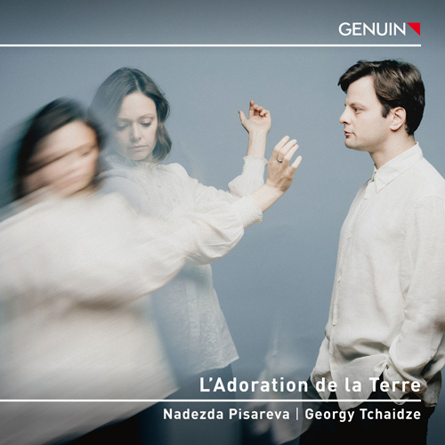 CD album cover 'L’Adoration de la Terre' (GEN 26968) with Klavierduo Pisareva–Tchaidze, Nadezda Pisareva ...