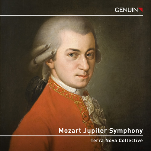 CD album cover 'Mozart Jupiter Symphony' (GEN 26990d) with Terra Nova Collective, Vlad Weverbergh