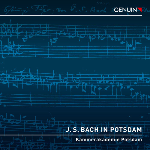 CD album cover 'J. S. Bach in Potsdam ' (GEN 26985d) with Kammerakademie Potsdam