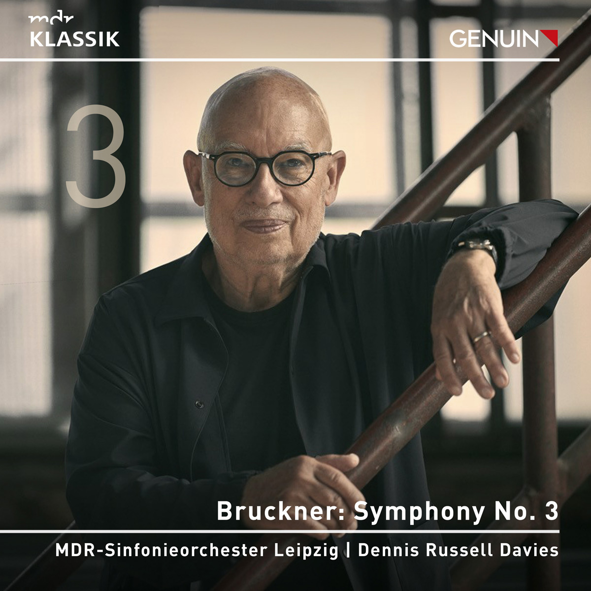Album Cover: Bruckner: Sinfonie Nr. 3 CD album cover 'Bruckner: Sinfonie Nr. 3' (GEN 26974d) with MDR-Sinfonieorchester, Dennis Russell Davies