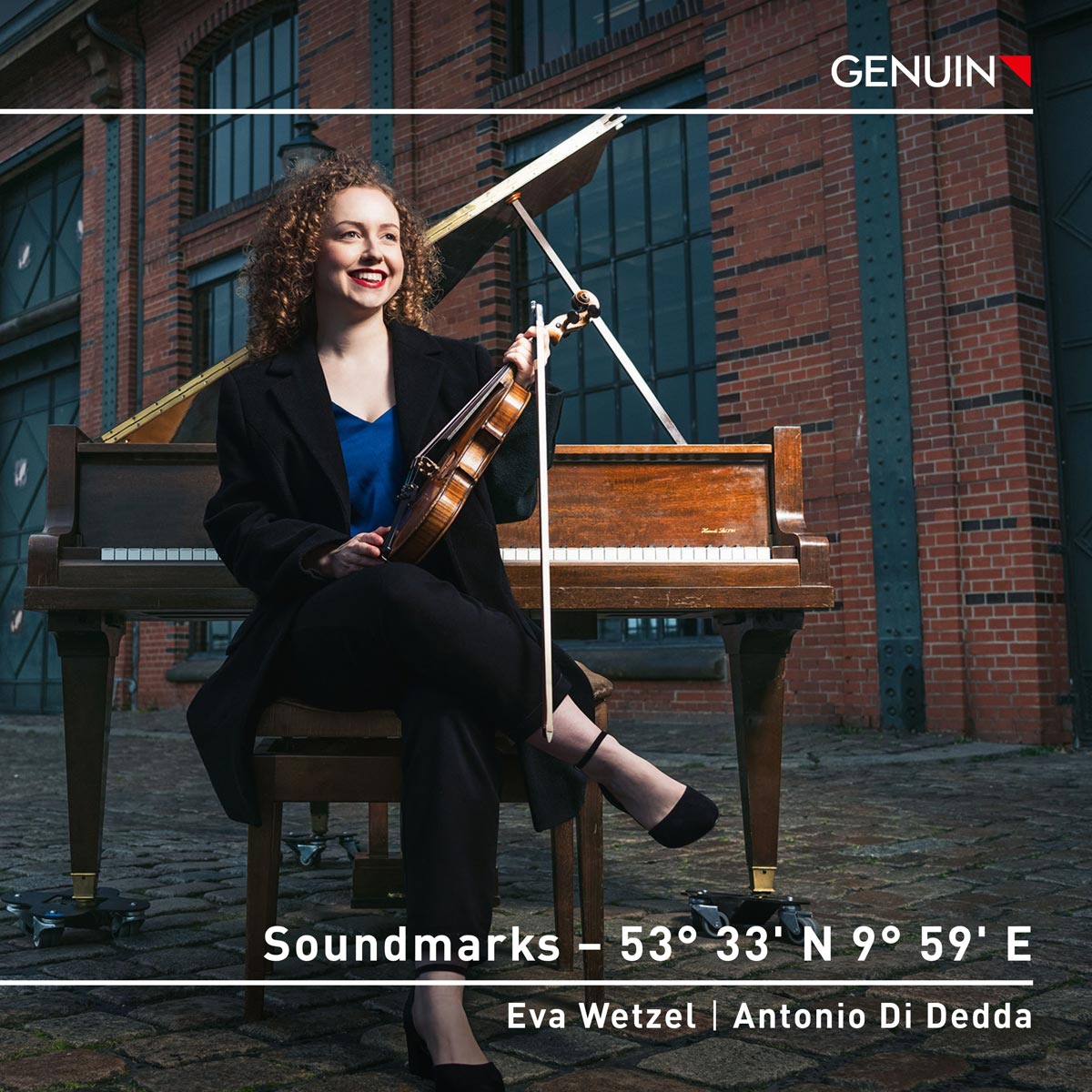 Album Cover: Soundmarks – 53° 33‘ N 9° 59‘ E CD album cover 'Soundmarks – 53° 33‘ N 9° 59‘ E' (GEN 26982) with Eva Wetzel, Antonio Di Dedda